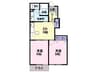 リファインド 2DKの間取り