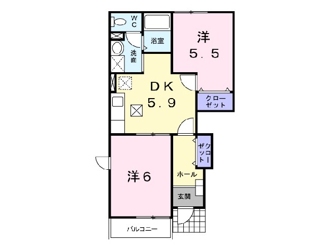 間取り図 オルテンシアＡ