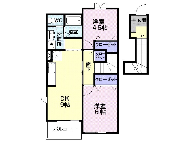 間取り図 オルテンシアＢ