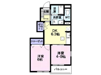 間取図 リバティーベルＡ