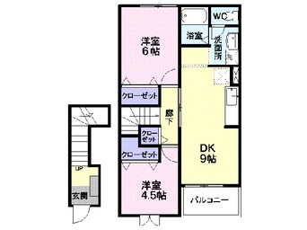 間取図 メルローズＡ