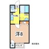 スカイパレス 1Kの間取り