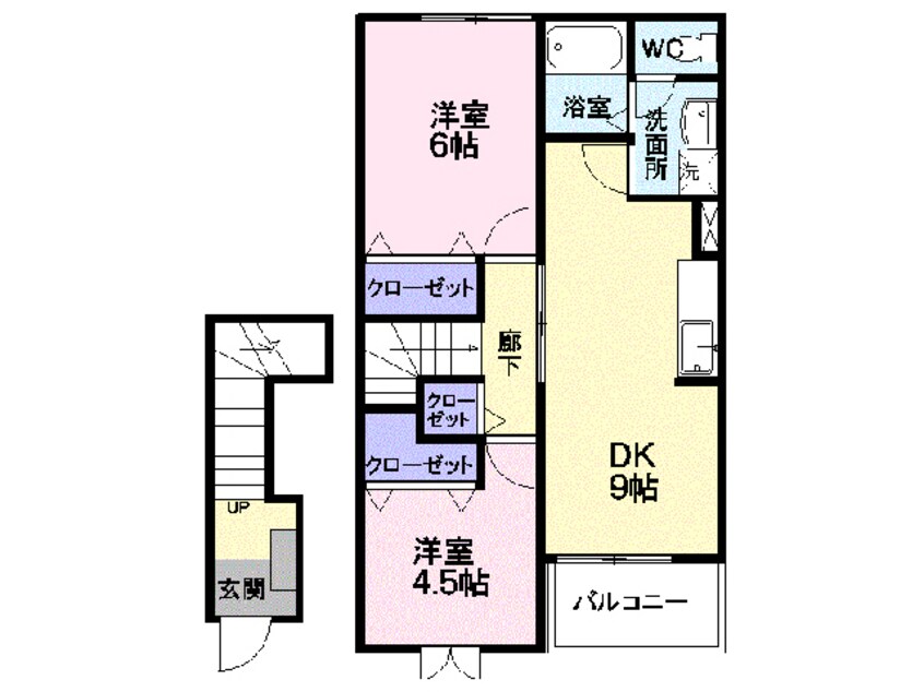 間取図 アスペンベールＤ