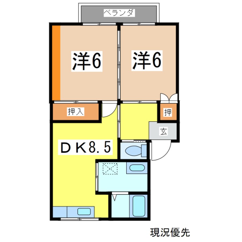 間取図 ロイヤルＹハイツ