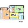 ユートピアＡ 2DKの間取り