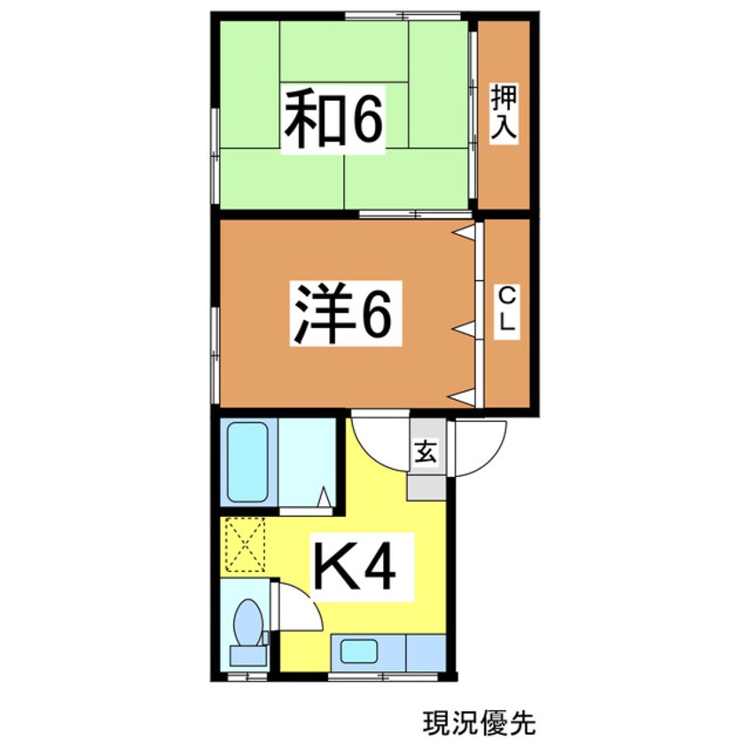 間取図 サンライフSATOHＡ棟