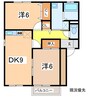 メゾンベール久野本Ａ 2DKの間取り