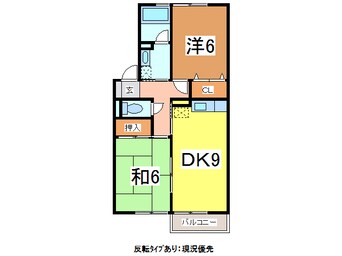 間取図 メゾンベール久野本Ｂ