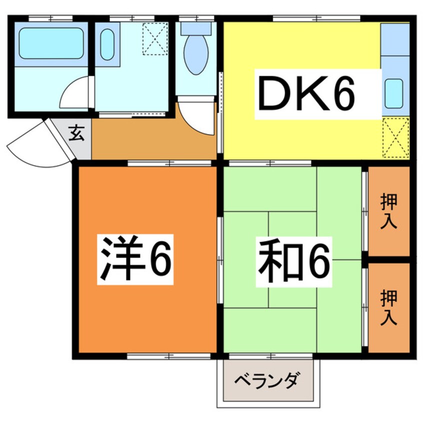 間取図 カーサ・シティＡ