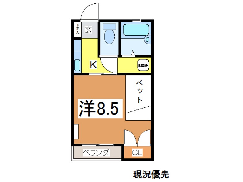 間取図 パンション・オスタル48