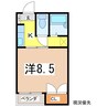 パンション・オスタル48 1Kの間取り