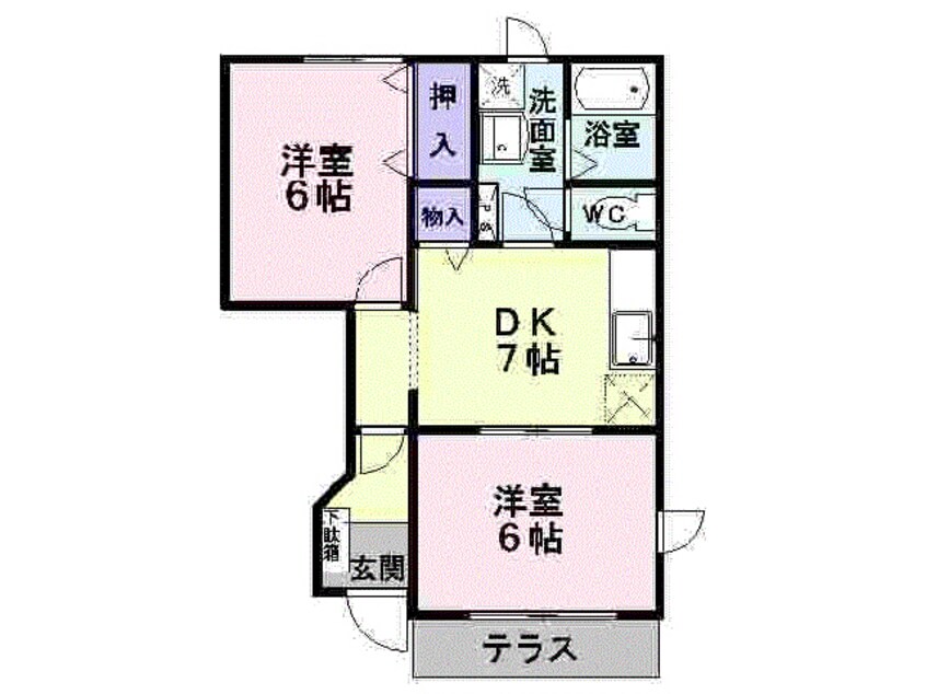 間取図 オランダ村Ｂ