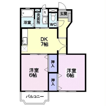 間取図 アーバンフォレストⅤ