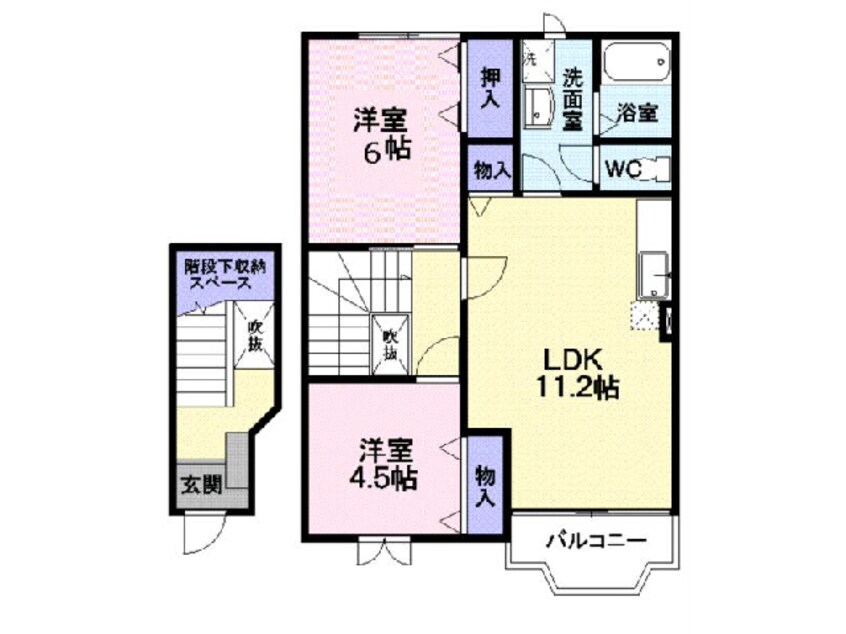 間取図 フォーリストガーデンB