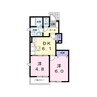アンソレイエ 2DKの間取り