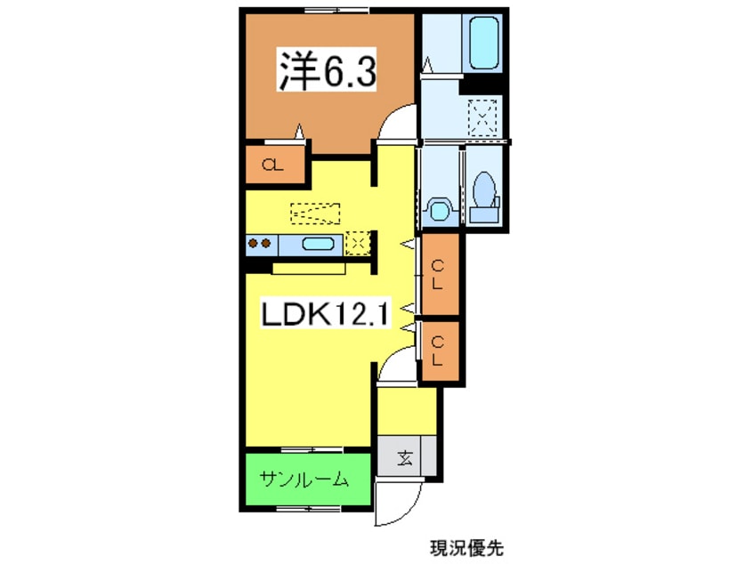 間取図 リリエンハイムＣ