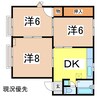 ハピネス 3DKの間取り