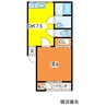 ユートピアＢ 1DKの間取り