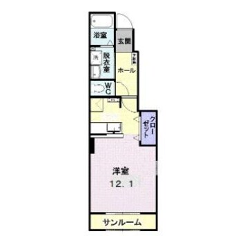 間取図 ヴィアーレ・１３