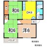 石沢ハイツ 3DKの間取り