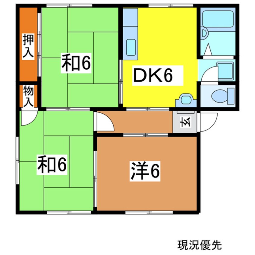 間取図 石沢ハイツ