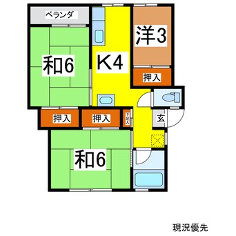 間取図 ファミール加藤