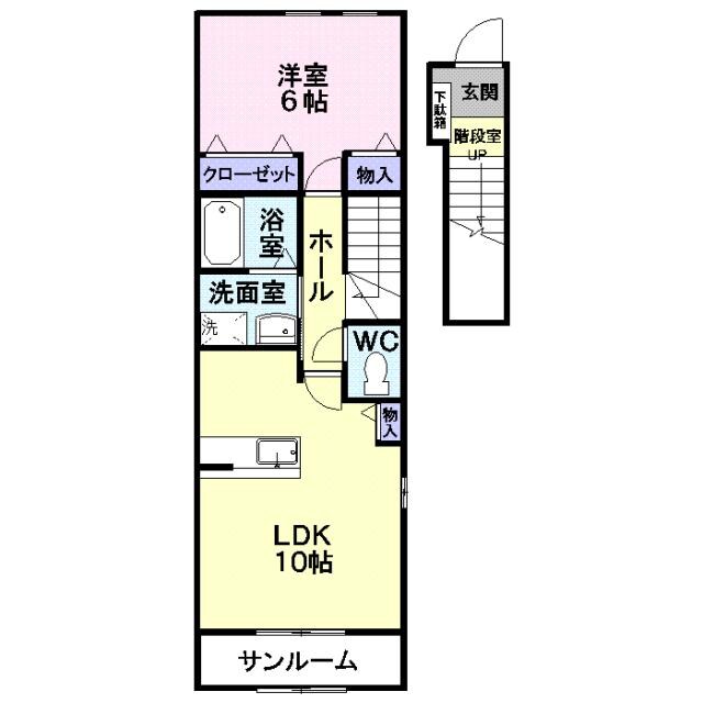 間取り図 リヴィエールⅡ