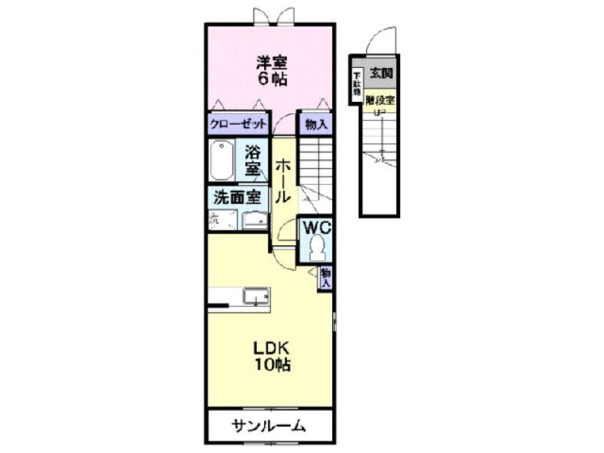 間取図 サンリットヴィラ