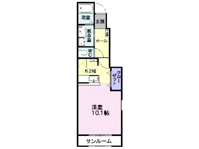 間取図 サンリットヴィラ