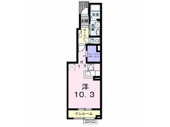 間取図 メゾン早坂　弐番館