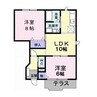 オランダ村Ａ 2LDKの間取り