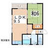 奥羽本線・山形線/乱川駅 徒歩19分 1階 築24年 1LDKの間取り