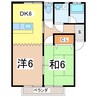 ＣＥＮＴＵＲＹ２１ｓｔ 2DKの間取り