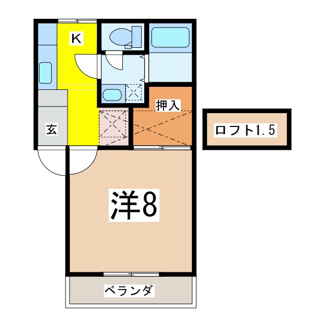 間取り図 山形新幹線/天童駅 徒歩23分 1階 築34年