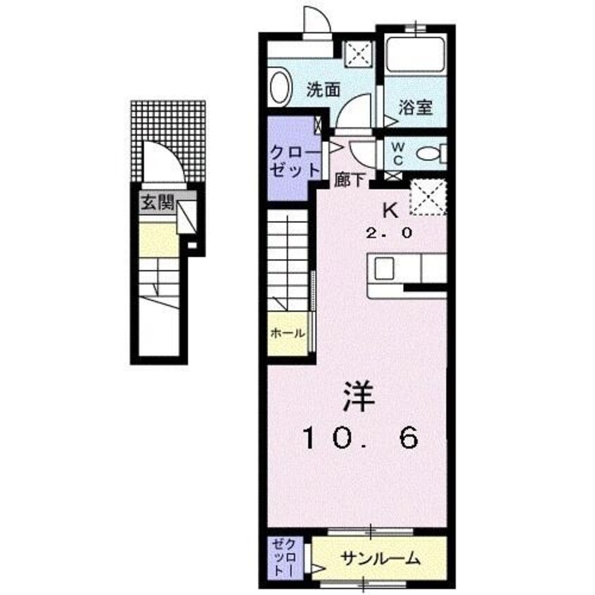 間取図 ベルカーサ