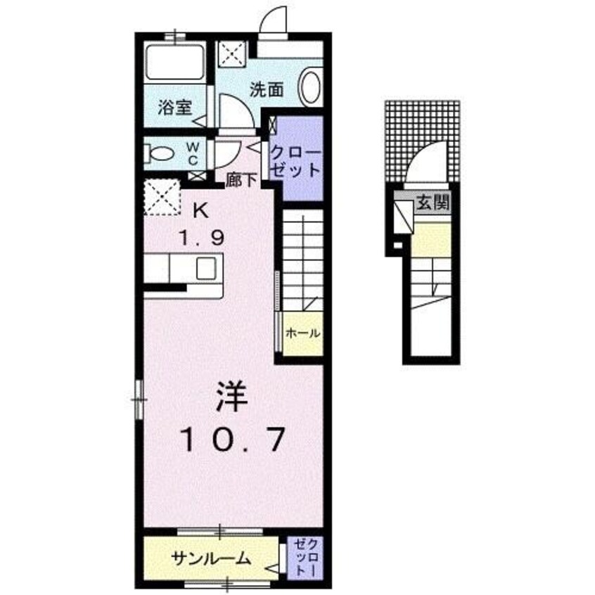 間取図 ベルカーサ