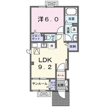 間取図 ヴィラ　ルーチェ A