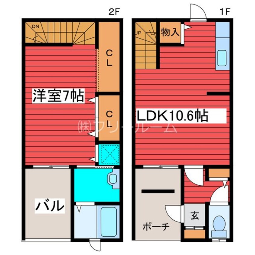 間取図 ヴィザージュ福住２