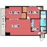 パルコートＤＥＮ 2LDKの間取り