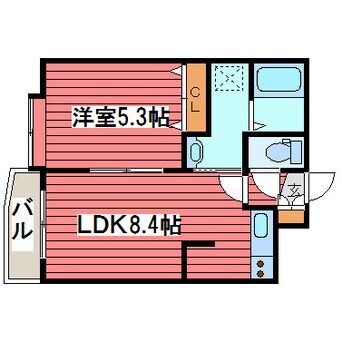 間取図 ル・ノール福住