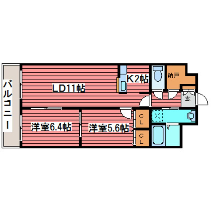 間取図 ラフォーレパークヒル