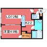 Village Vanguard 1LDKの間取り