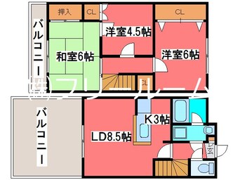 間取図 西岡沼田ビル