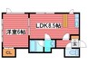 コスタ福住 1LDKの間取り
