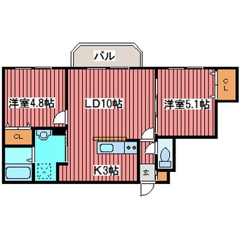 間取図 ファミリーコート福住１ー４