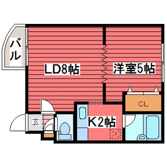 間取図 札幌市営地下鉄東豊線/月寒中央駅 徒歩5分 4階 築30年