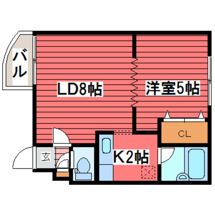 間取図 札幌市営地下鉄東豊線/月寒中央駅 徒歩5分 4階 築30年