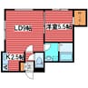 ジュピター月寒東２ 1LDKの間取り