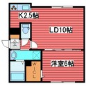 ジュピター月寒東２の間取図