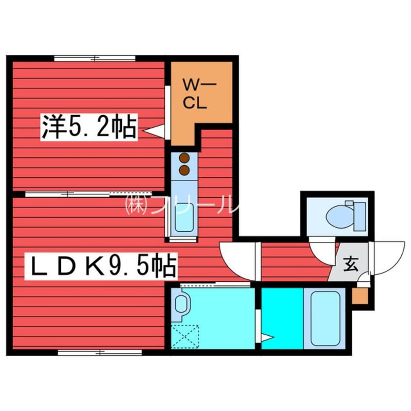 間取図 アリエッタ月寒